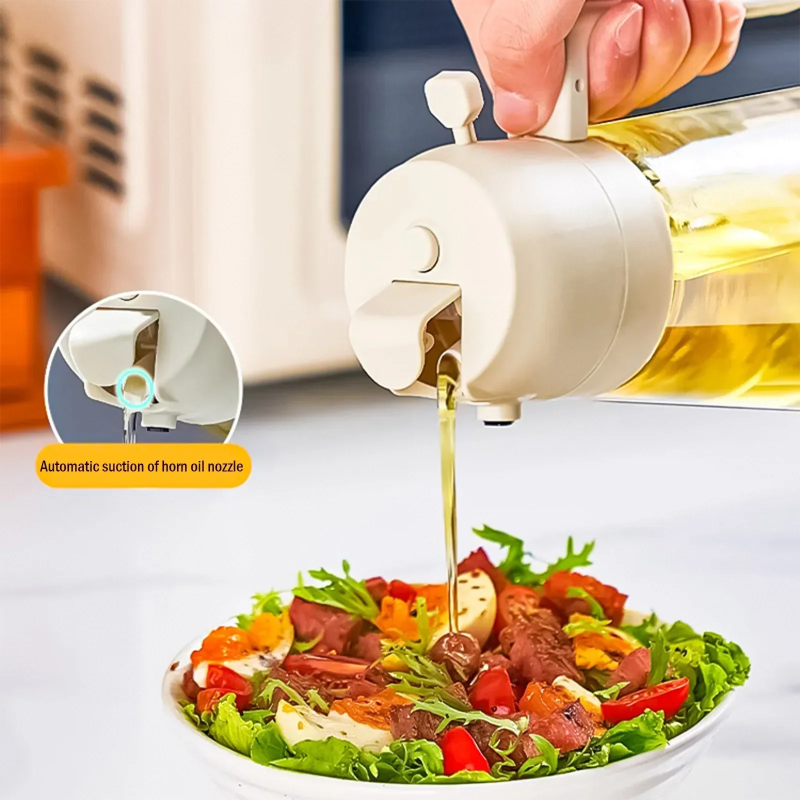 Oil Spray Kitchen Olives Oil Sprayer 2 in 1 Spray Bottle Cooking Sprayer Oil Cruet Camping Outdoor Barbecue