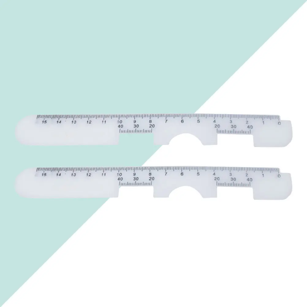 5Pcs Plastic Portable Glasses Fitting Ruler Eye Caliper For Optician Flexible Pupil Distance Pd Measuring Tool