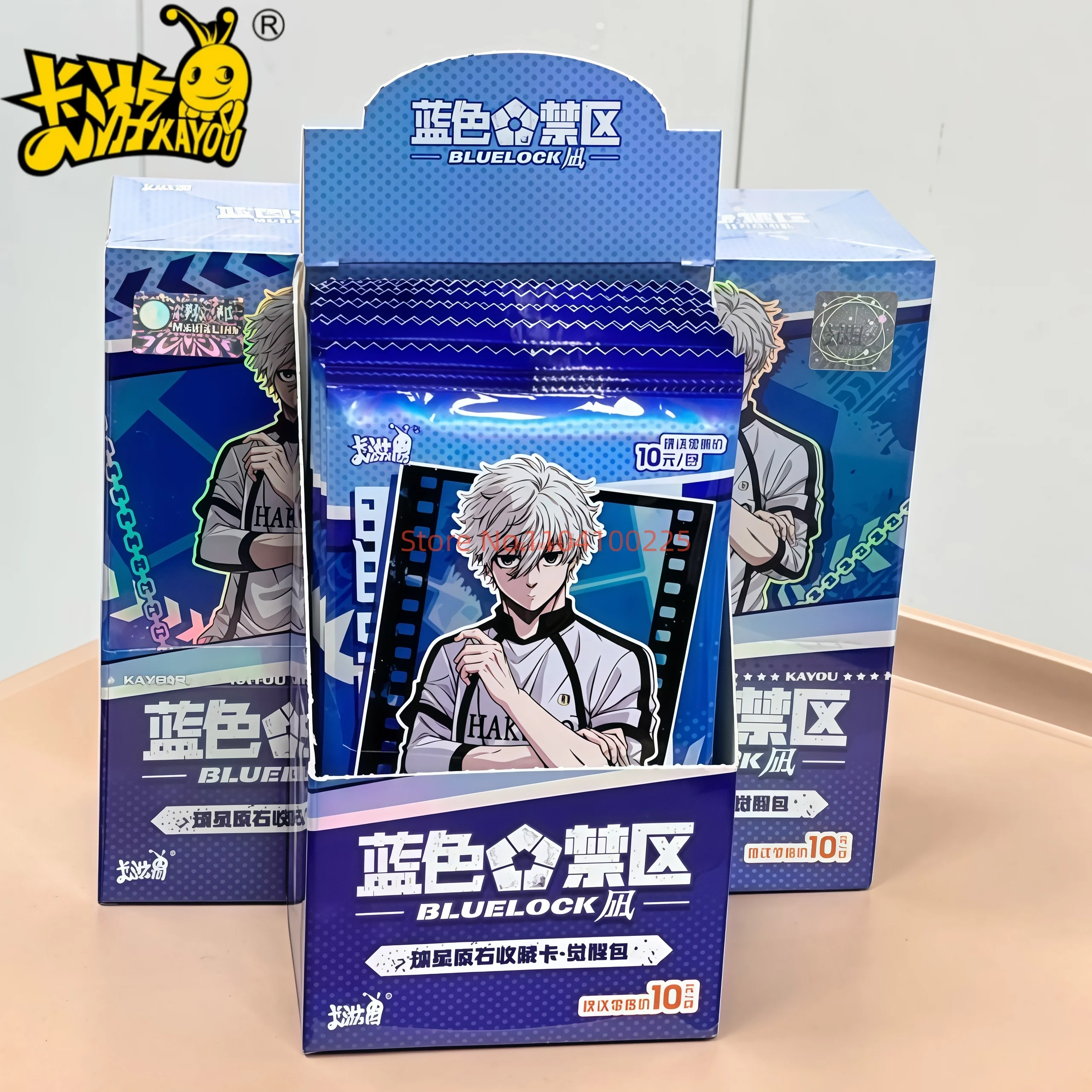 

Kayou Blue Lock Yau Card Star Original Stone Collection Awakening Package Anime Peripheral Collecton Cards Toy Birthday Gift