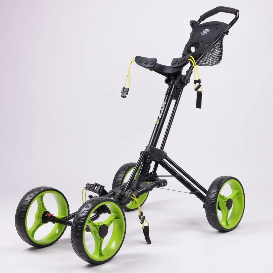 عربة حقيبة الجولف، عربة كروية بأربع عجلات، عربة قابلة للطي #2