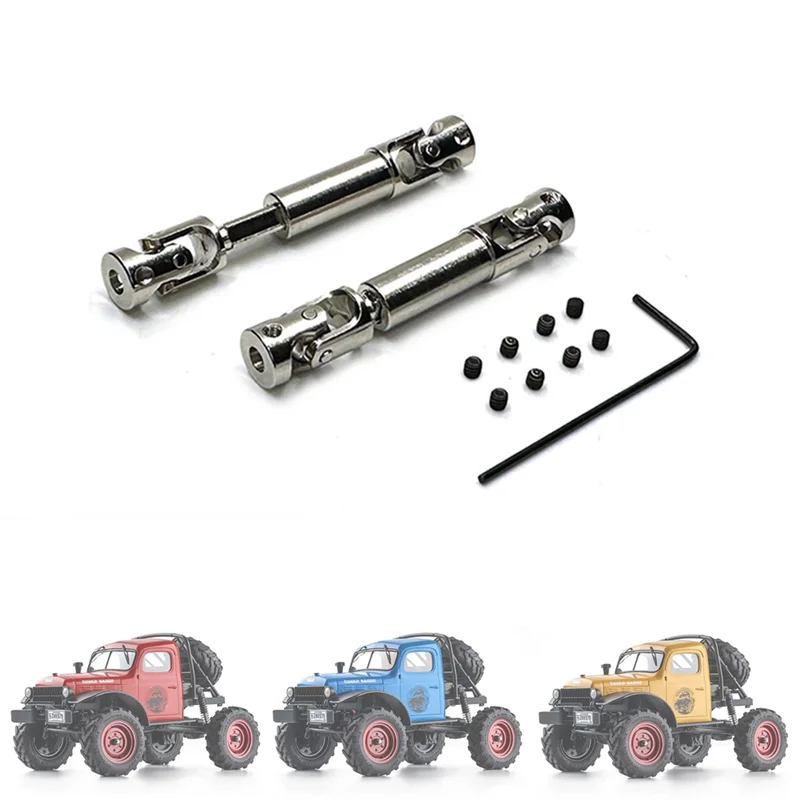 Para FMS FCX24 Metal Drive Shaft CVD Drivehaft 1/24 RC Crawler Car Upgrade Parts