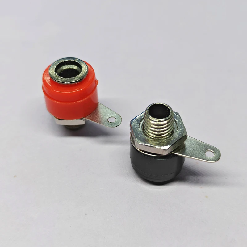 4mmBanana Plug Panel Mount Binding Post Socket Male Female Terminal Connector Red Black For Multimeter Test Audio Speaker Wiring