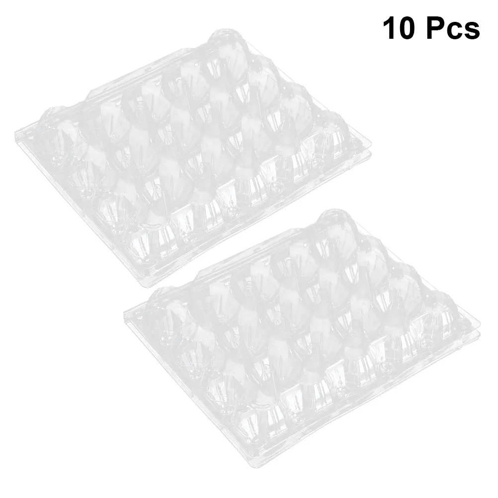 

Efficient Dispenser Carrier For 20 Eggs Transparent Plastic Storage Holder Compact Design