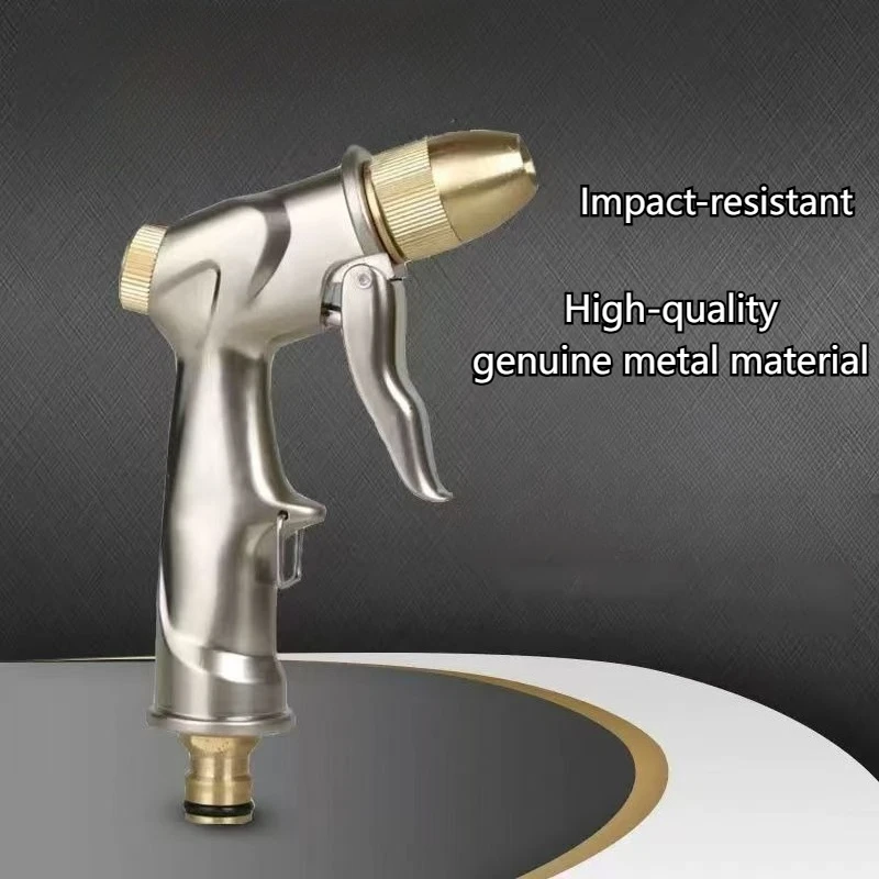 Garden greenery watering spray gun, household car washing nozzle, garden watering nozzle for flowers, hand gun type spray head