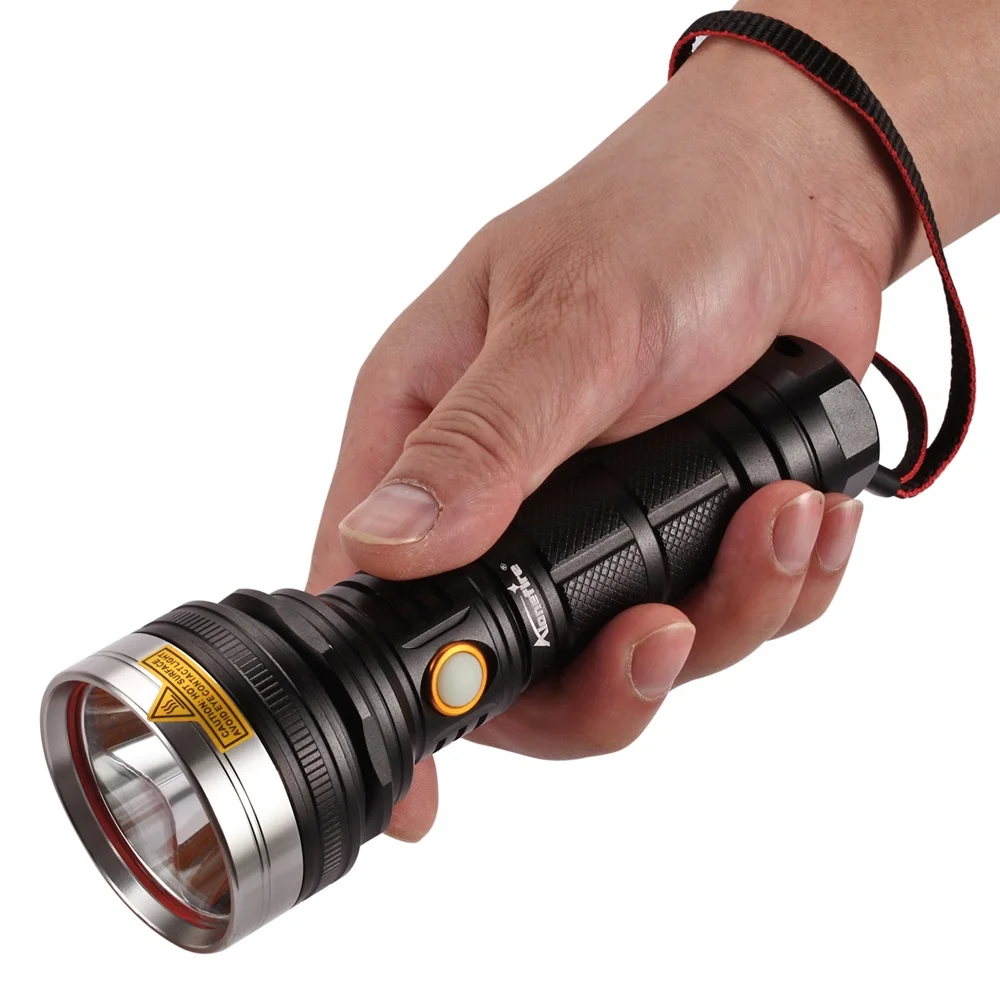 Alonefire X28 Rechargeable Torch Lighter SST40 2300lm TYPE-C Led Flashlight By 26800 Battery for Hiking,Camping,Patrol