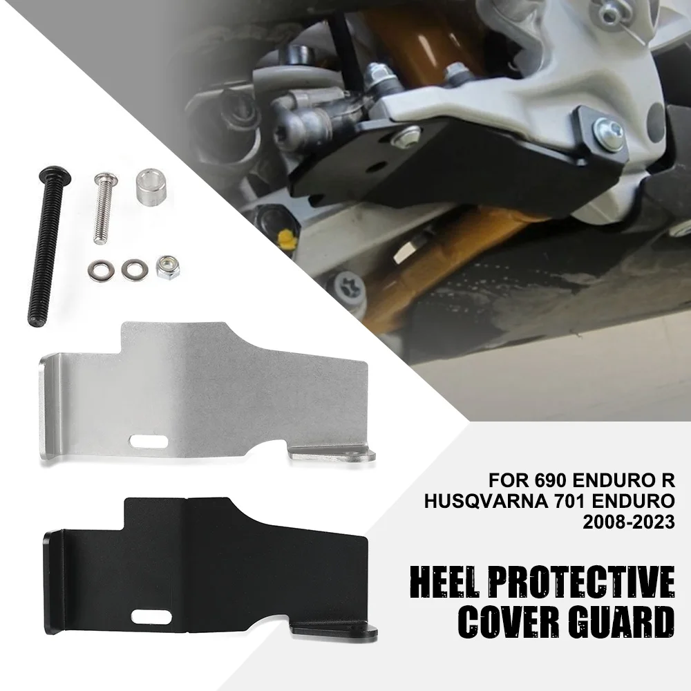 

Motorcycle CNC Rear Brake Master Cylinder Protection Heel Protective Cover Guard For 690 Enduro R Husqvarna 701 Enduro 2008-2023