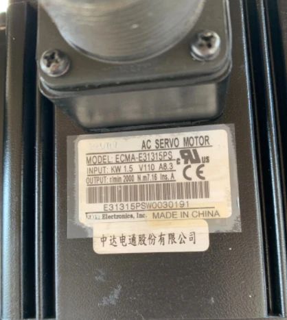 

ECMA-E31315PS SERVO MOTOR , In good working condition, free shipping a