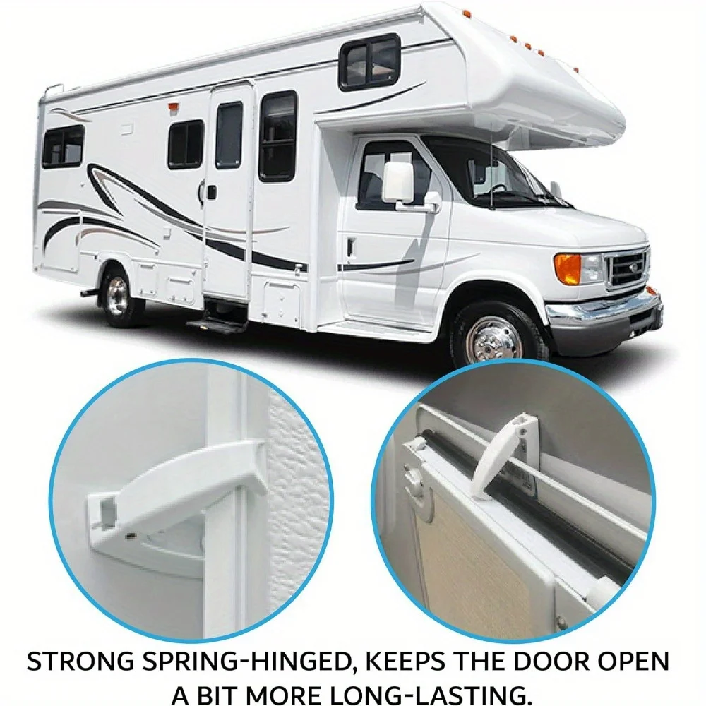 Trailer Door Holder Baggage Door Catch ABS Material Convenient Replacement Secure Fastening UV Resistant Camping