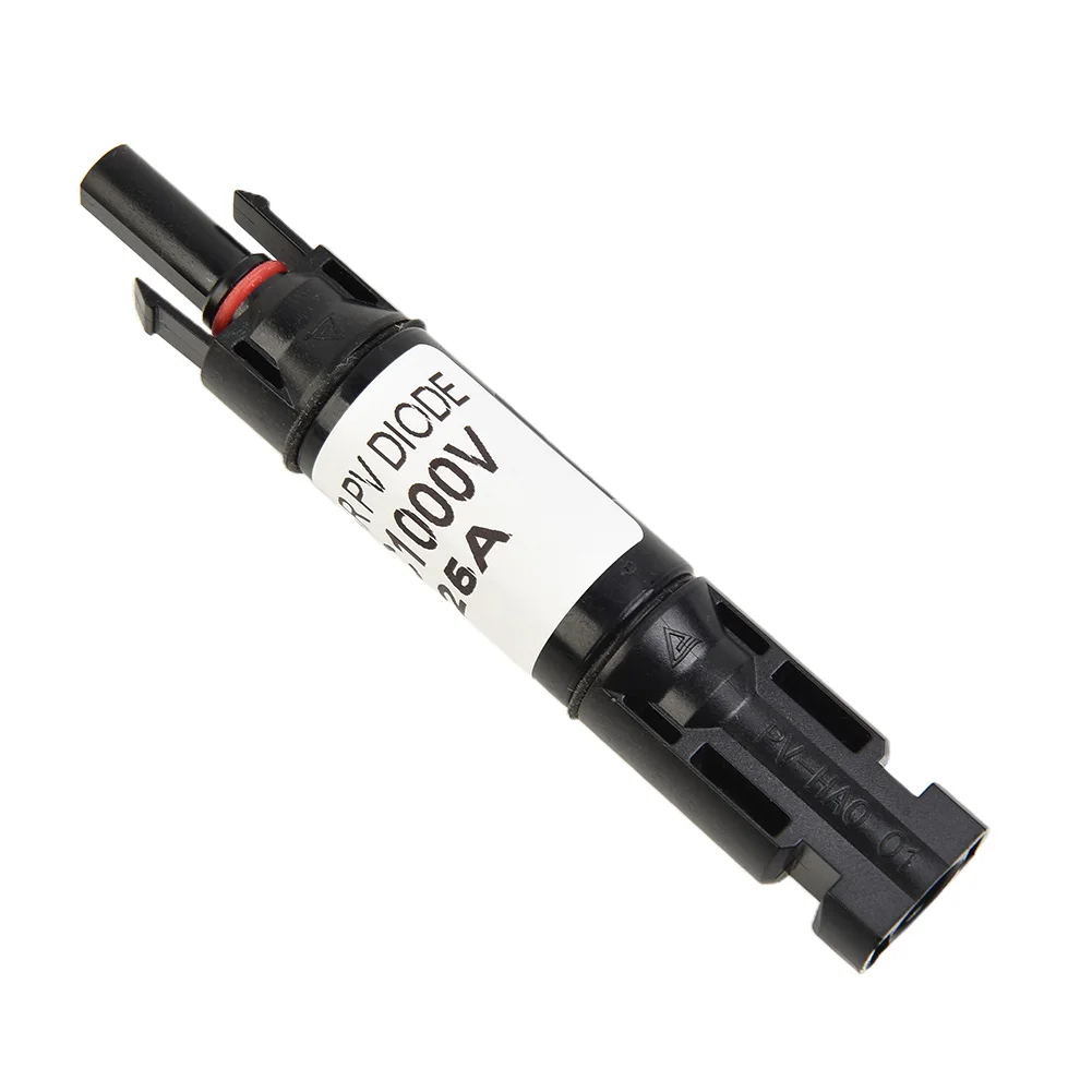 Connector Fuse Holder Safe Class 2 Solar Panel 1000V 25A Black For 25A Diode High Current-carrying Accessories