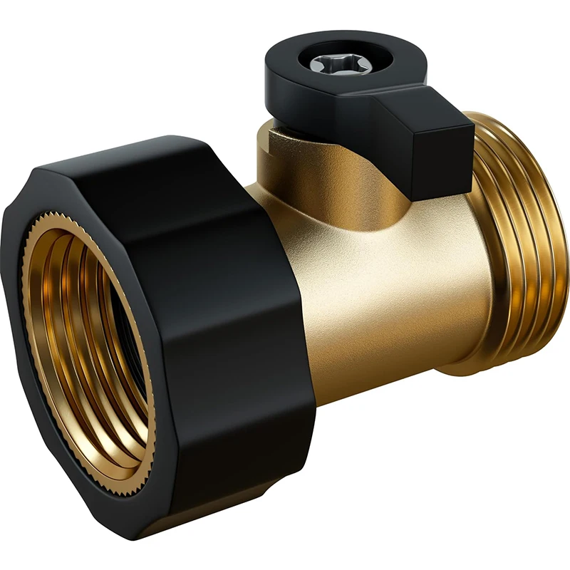 Heavy Duty Garden Hose Shut Off Valve,3/4 Inch Water Valve Shutoff Connector, On Off Valves, Garden Hose Cut Off Adapter