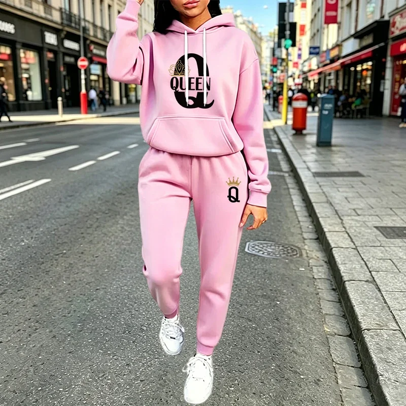Women Tracksuit Set Clothing Autumn Winter Hoodies Pants Fashion High Quality Aesthetic Luxury Streetwear Pants Sets for Women