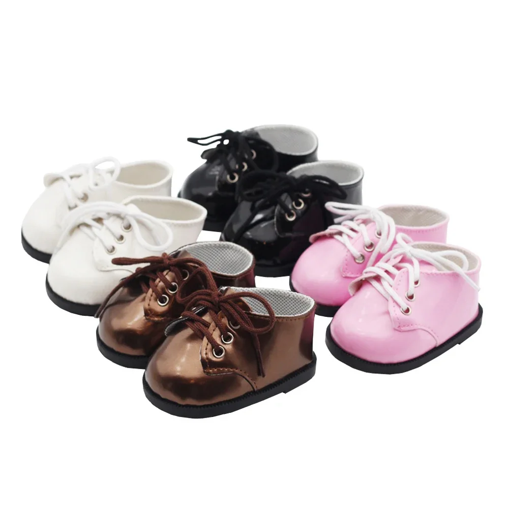 Doll Shoes for Large 30cm Labubu for 40cm Cotton Doll Leather Shoes