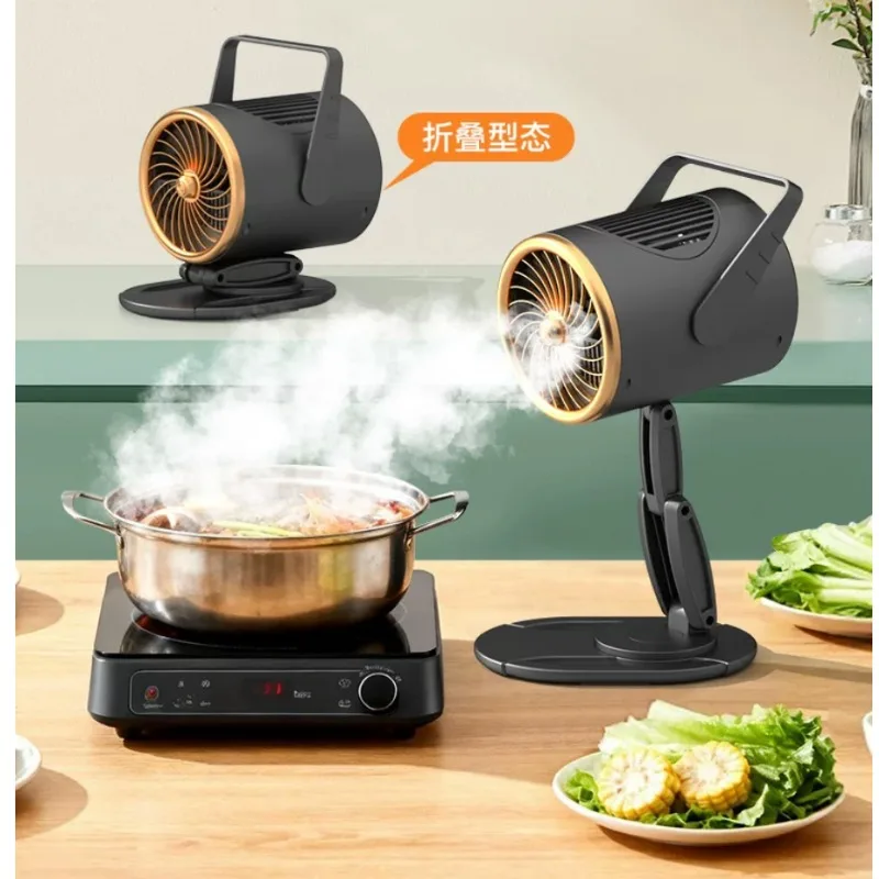 Mini Portable Desktop Range Hood Household Tabletop Smoke Suction Device For Dining Table Barbecue And Hot Pot Smoke Elimination
