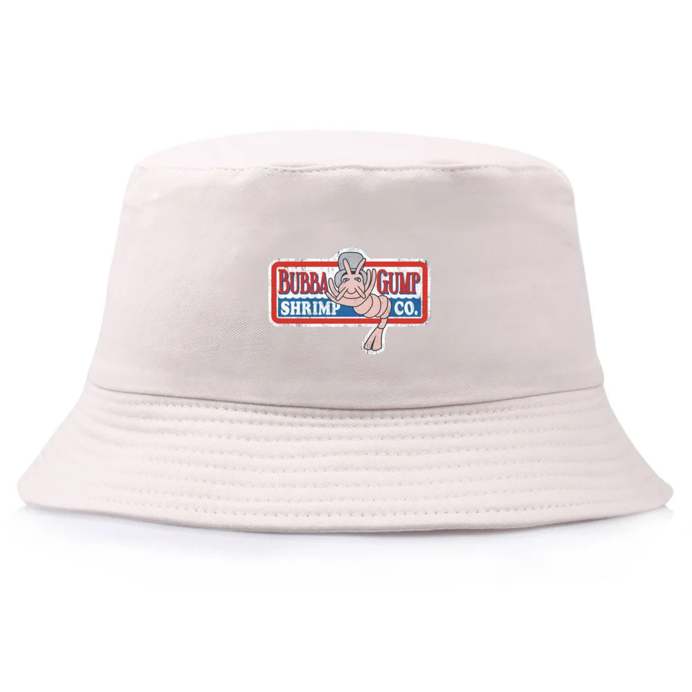 Trend Retro 1994 Bubba Gump Shrimp CO. Bucket Hat Panama Cap Forrest Gump Cosplay Print Hip pop Caps Men and Women Sun Visor Hat - view 5