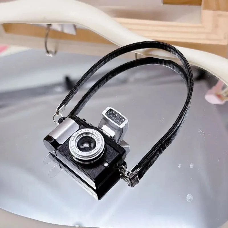 For 17cm labubu Decoration Camera Accessories Simulated Mini Camera Can Flash And Produce Sound Cute Doll