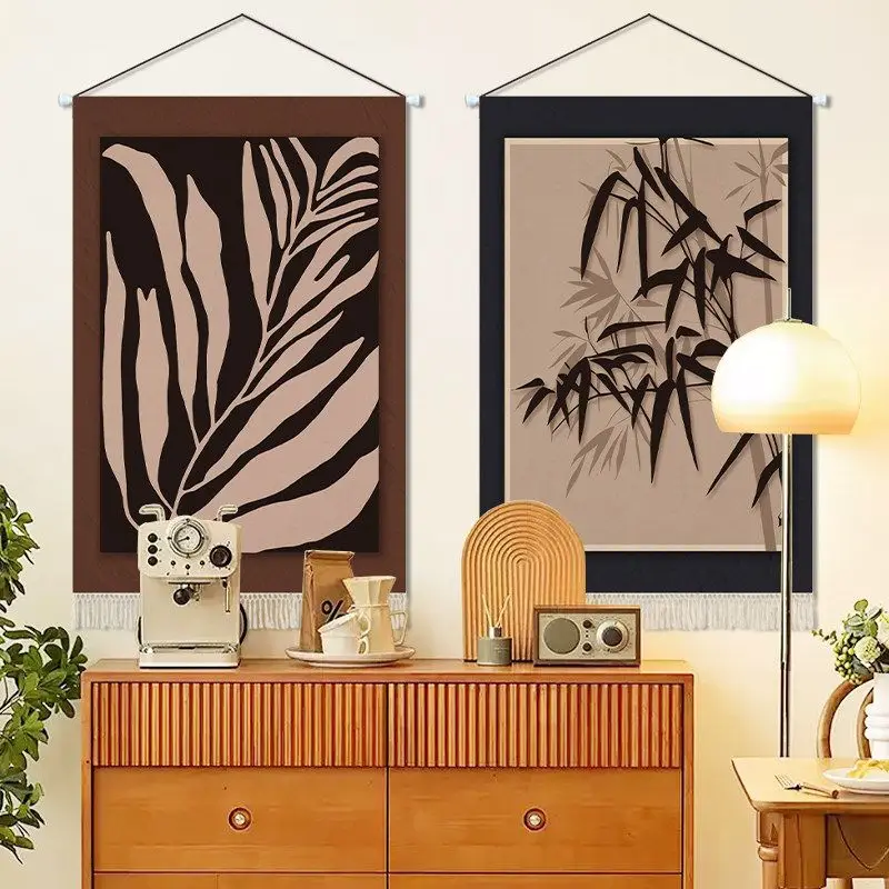 VIKAMA Bohemian Hanging Axis Tapestry Mountain Flower Geometric Art Hanging Cloth Dorm Bedroom Home Decor