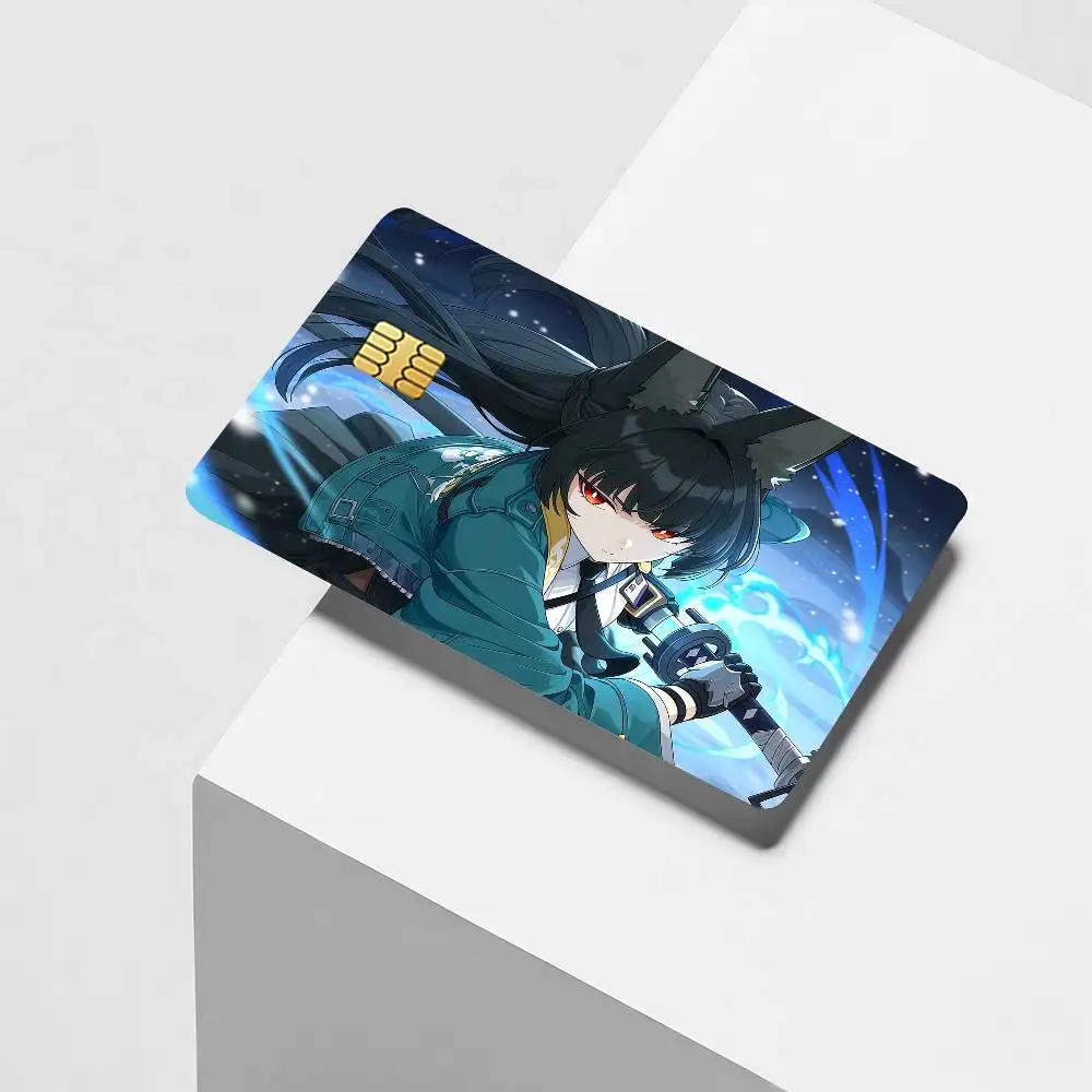 Zenless Zone Zero Hoshimi Miyabi Credit Card Decorative Card Stickers Suitable For Bank Cards Metro Transit Anti-scratch Gift