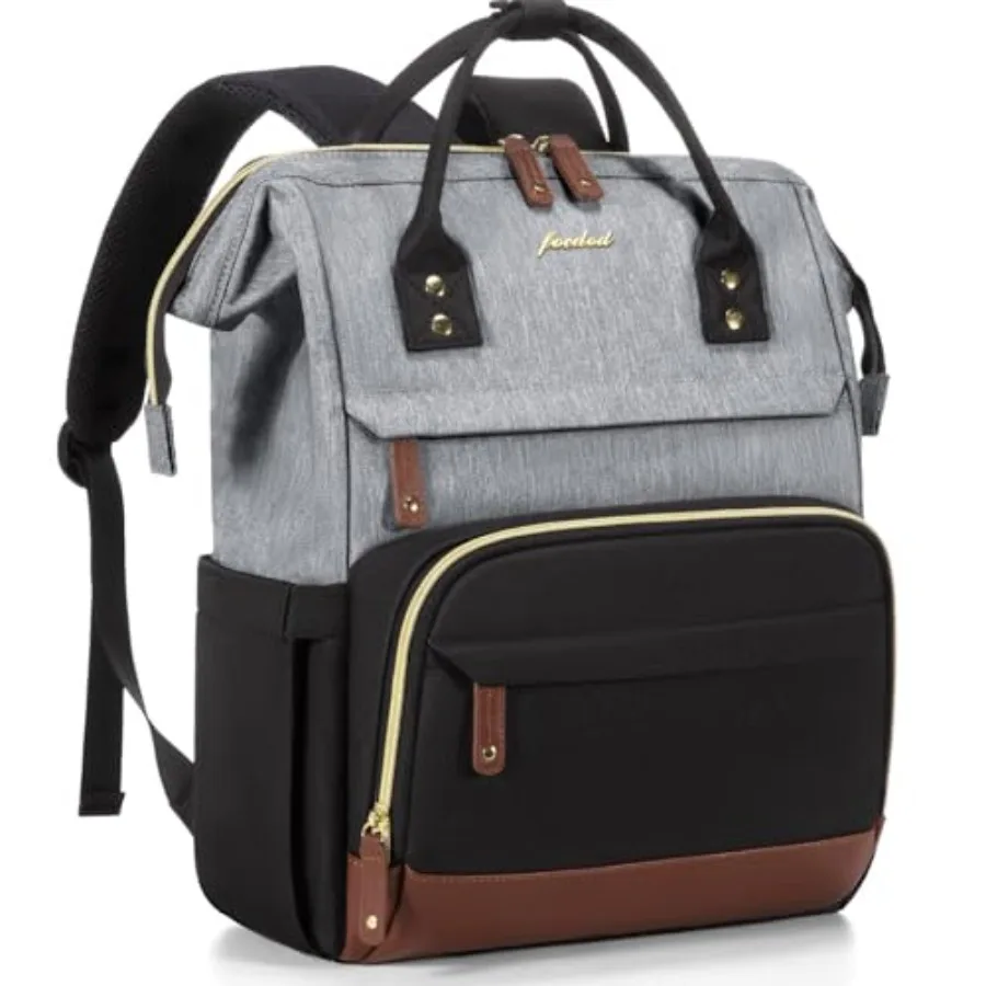 

Laptop Backpack for Womem Work Bags: Travel BackPacks With USB Charging Port Anti Theft Durable Back Pack Fashion College BookB