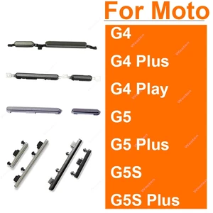 Botão liga/desliga + chave lateral de volume para motorola moto g5 g5s plus g4 plus g4 play interruptor de volume de energia peças de reparo 12 principais vendas botão moto g5 - №9