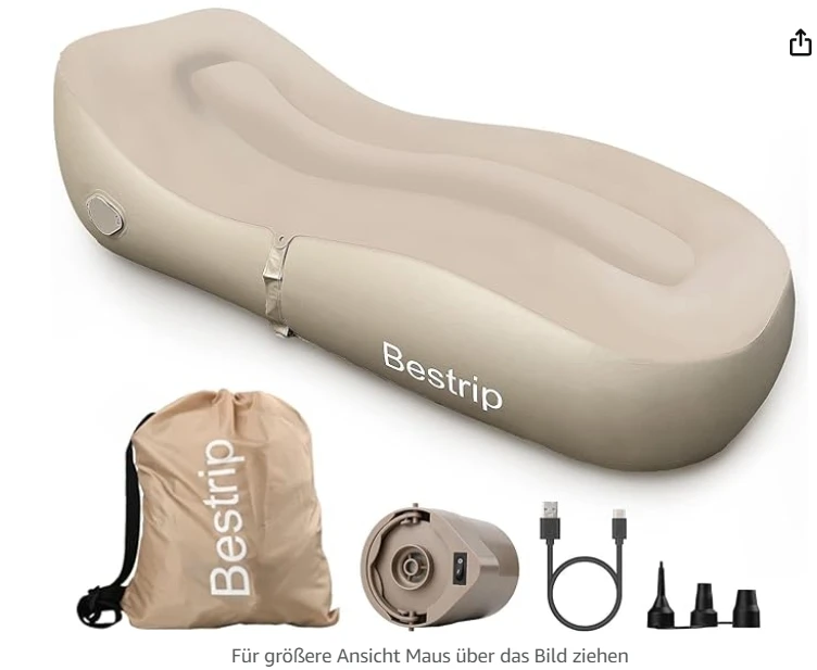 Inflatable Sofa Inflatable Lounger, Inflatable Air Bed With Electric Air Pump, Suitable For Indoor Outdoor Use