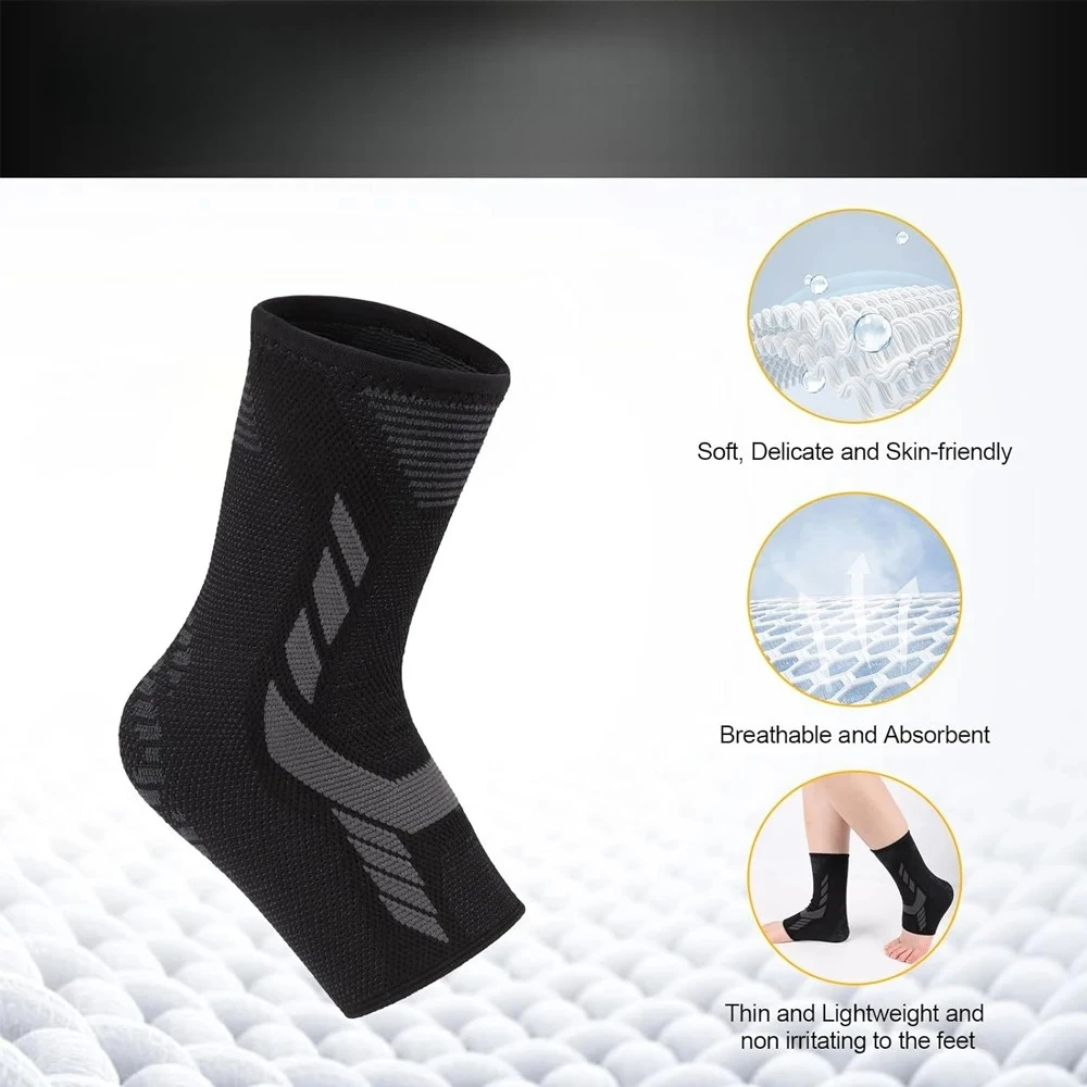 حزام دعم الضاغط لالتهاب وتر العرقوب، لفافة الكاحلين للنساء والرجال. التواء الكاحل