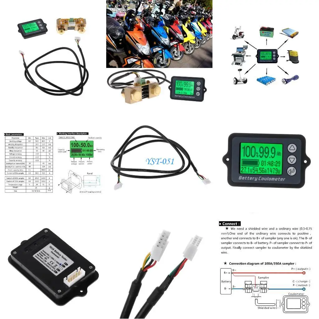 

E15A Compact Battery Coulometer with High Accuracy Used for LiFePO Acid Battery