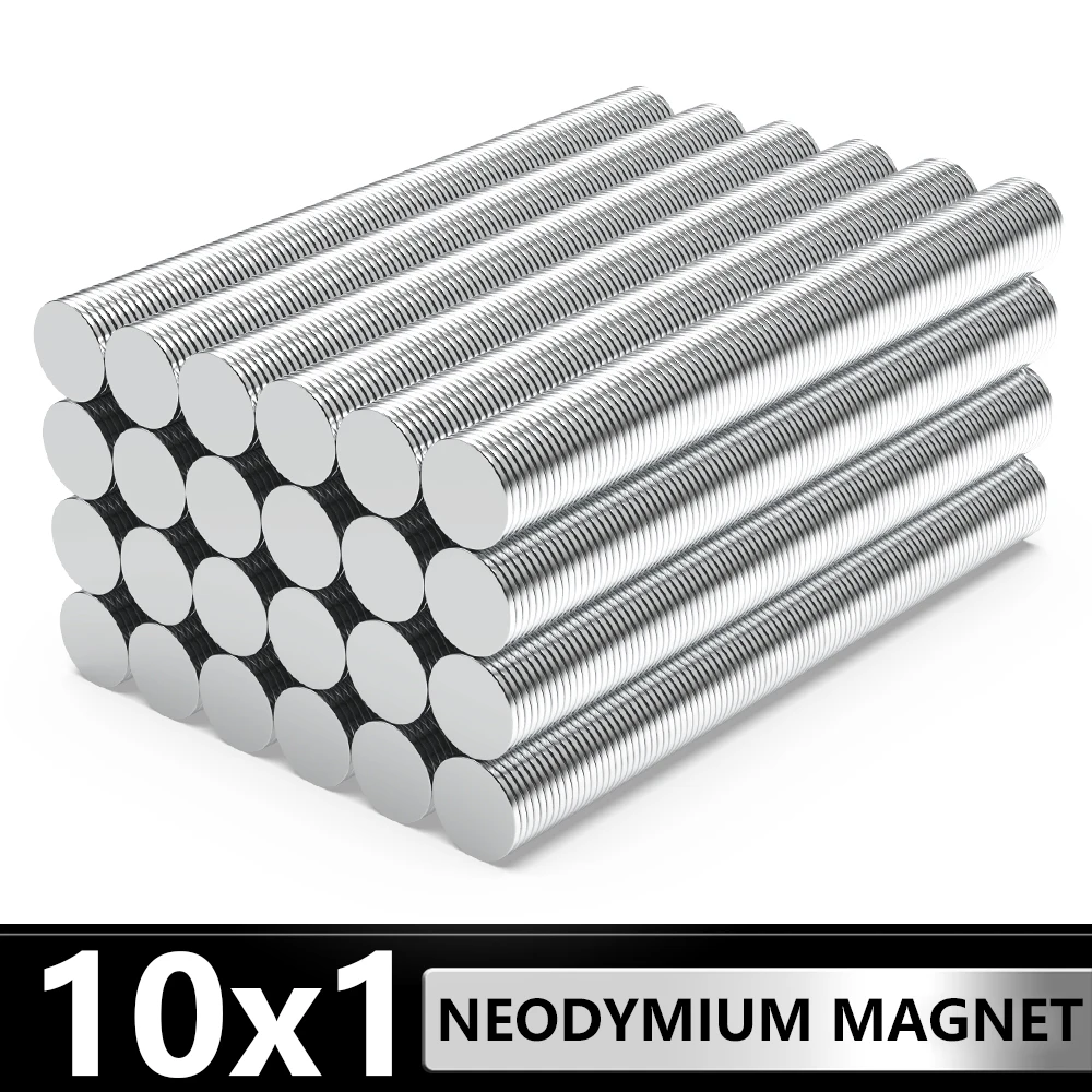 

10~1000 Pcs Small Round Magnet 10x1 Permanent NdFeB Super Strong Powerful Magnets imans N35 10mm x 1mm Neodymium Magnetic