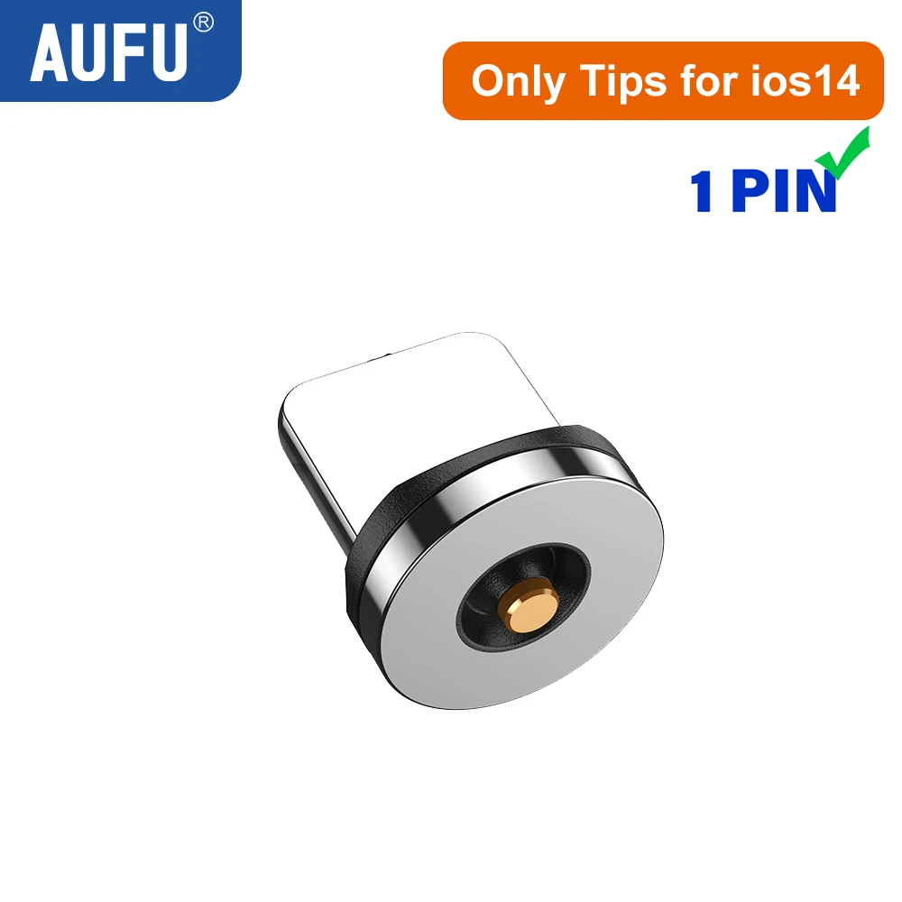 AUFU 540 Draaien Magnetische Type C Kabel 3 in 1 Snelle Oplaadkabel Voor iPhone Xiaomi Samsung Huawei Micro USB magneet Charge Wire