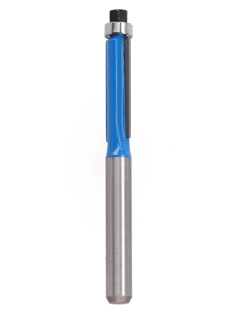 Blue Silver Smooth Accurate Alloy Steel Router Bit Trimming Blade For Wood Edge Cutting Milling Cutter Router Bit
