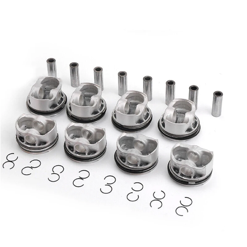 N63B44 Engine Pistons & Rings Set 11257613626 Fit for BMW 550i 650i 750i E70