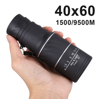 40X60 HD Optics BAK4 Telescope Night Vision Monocular Portable High Power Telescope For Hunting Bird Watching For Travel Hikiing