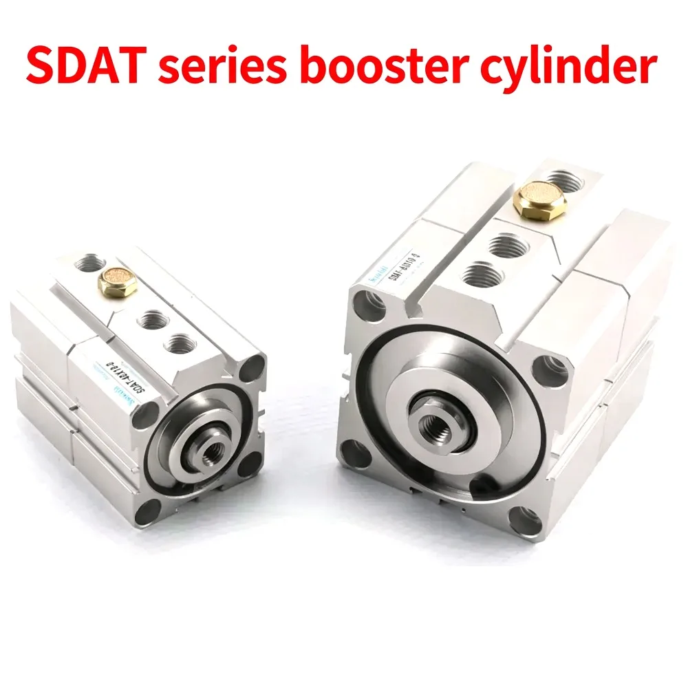 SDAT Thin Multi-Power Boost Cylinder, Multi-Position Double Stroke Cylinder SDAT32/40/50/63/80/100