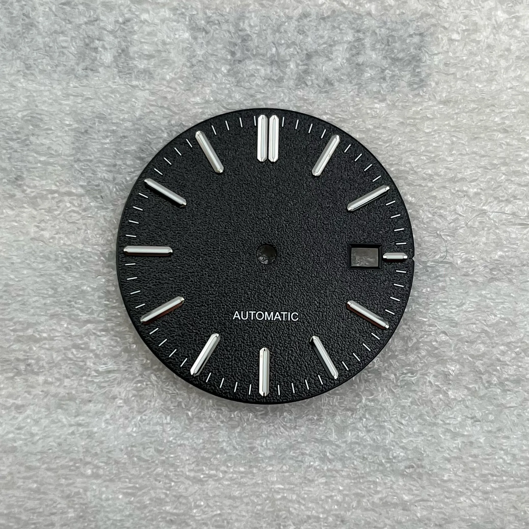 31.8mm Spark Pattern Dial No Logo Fit NH35 Movement Green Luminous Custom Logo Watch Modification Accessories