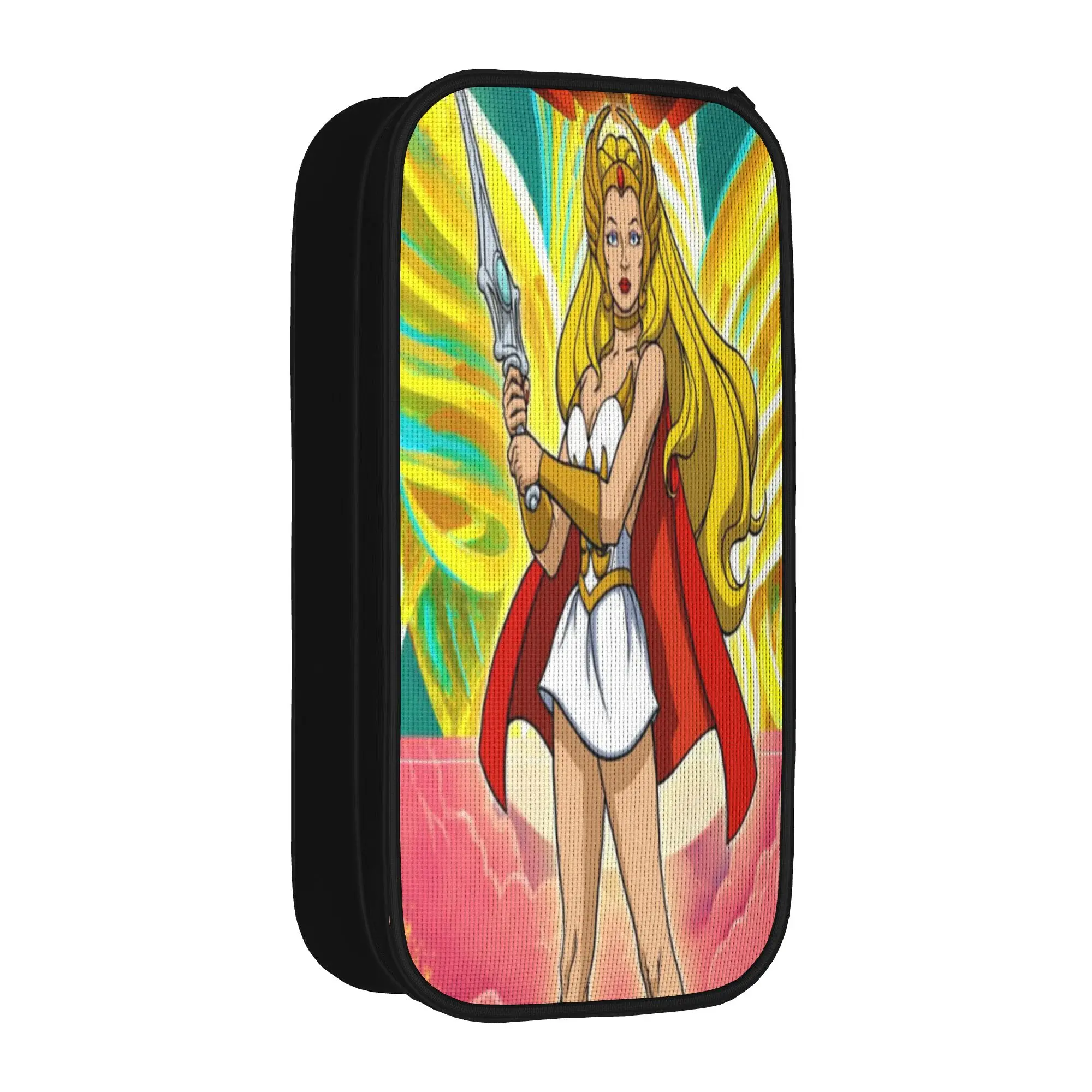 She-Ra and the Princesses of Power Pencil Case Double Layer Large Capacity School Supplies  Pencil Case Stationery Amazing Gift