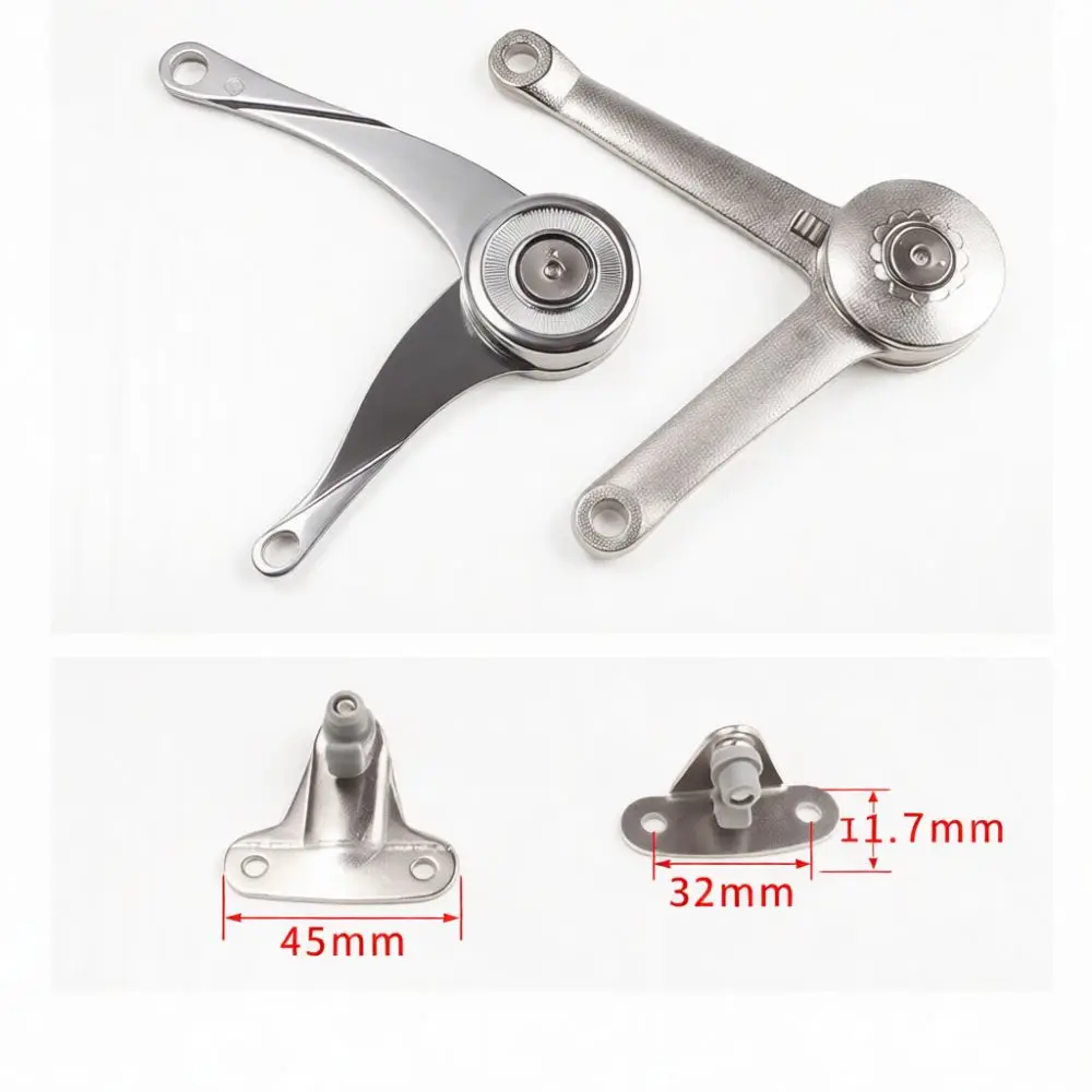 Free Stop Support Rod Cabinet Door Hydraulic Hinge For Glass Narrow Frame Furniture Hardware Damper Gas Spring