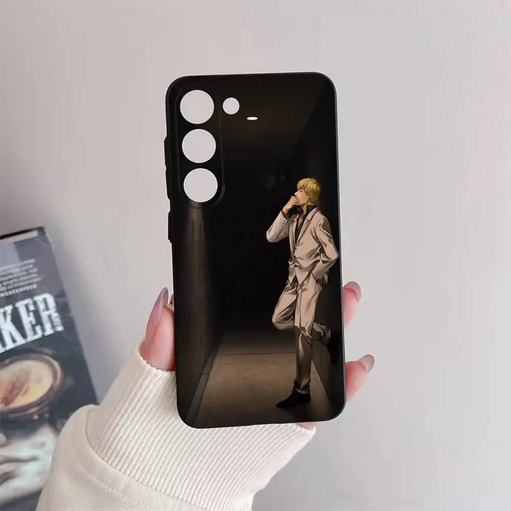 Funda de teléfono Great Teacher Onizuka GTO para Samsung Galaxy A73,72,51,53,52,71,22,5G,Note,J7,8,9 funda negra suave