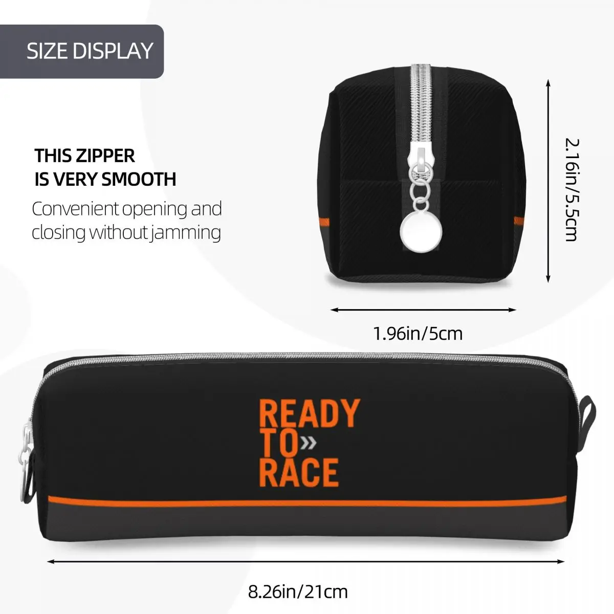 Motor Ready To Race Enduro Cross Pencil Cases Pencil Pouch Pen Holder for Student Pencil Bags Students School Gifts Accessories