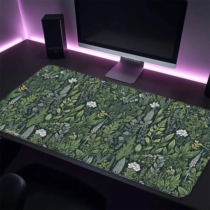 

Mouse Pad Gaming Grass Aesthetics printon demand Custom Mousepad XXL Desk Mats Natural Rubber Office Accessories Mice Pad