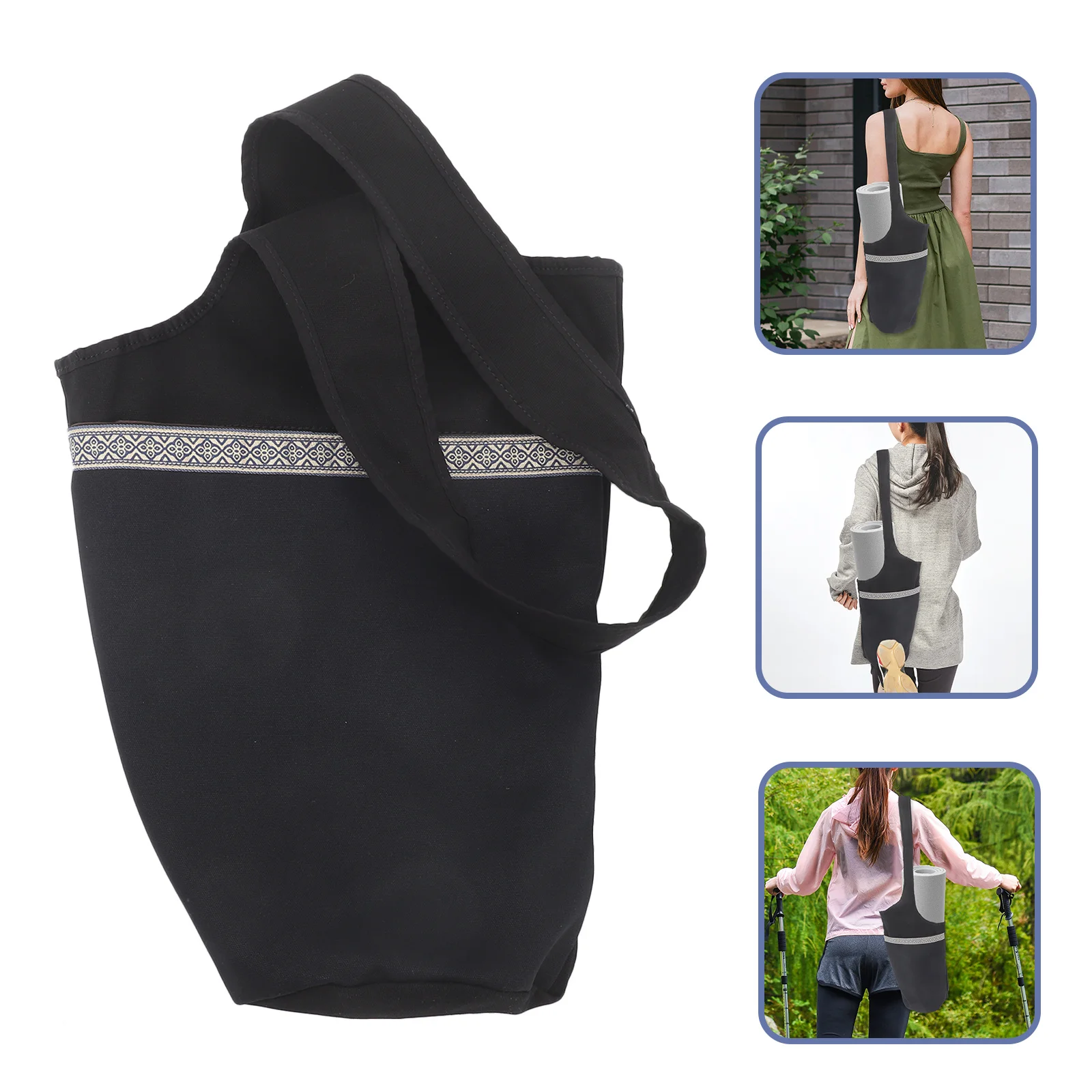 

Yoga Mat Carrier Bag Bags for Exercise Storage Sports Equipment Organizer Thicken Fitness