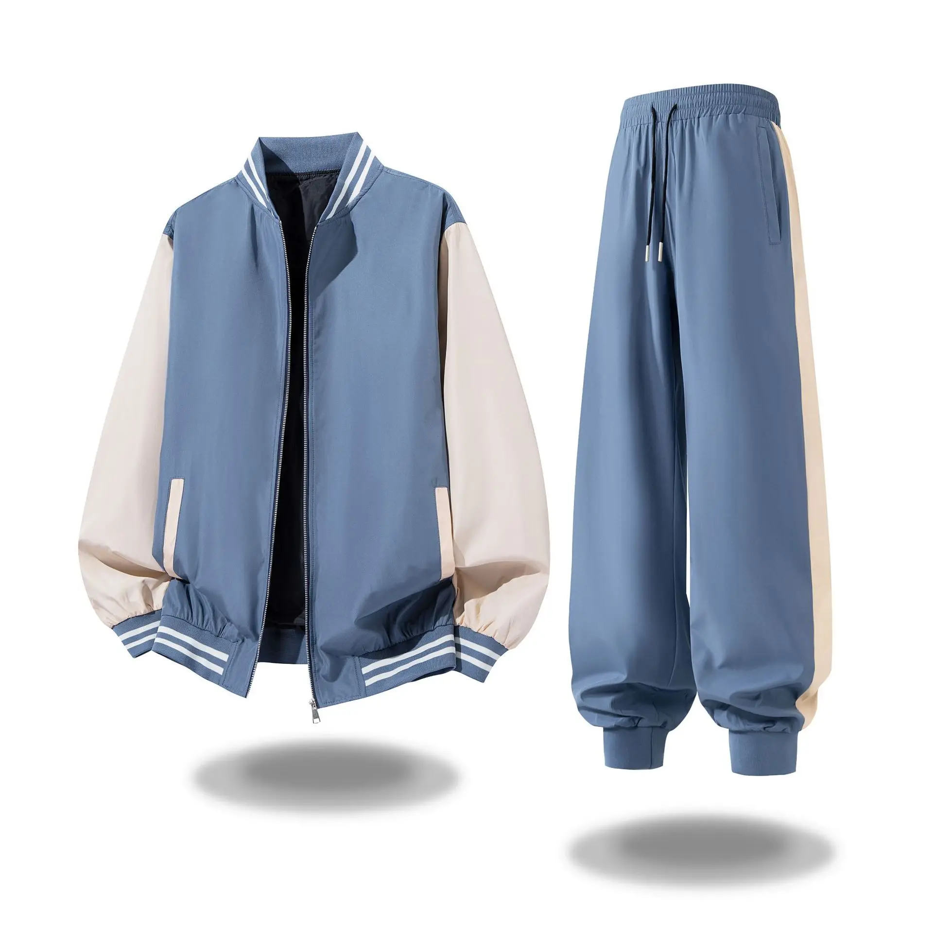 

Men's Oversized Sportswear Set Breathable Suitable For Daily Fitness Training Two Piece Set Mountain Print Top And Trousers