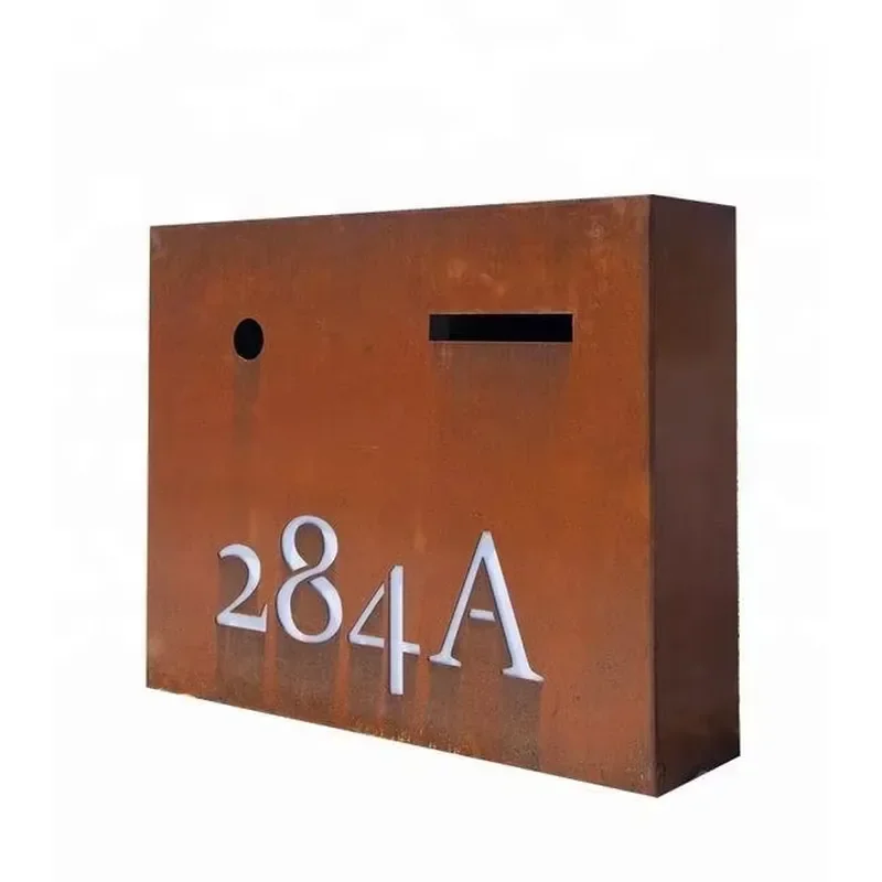 Morden Rustic Metal Outdoor Garden Home Furniture Mail Box Letter Box