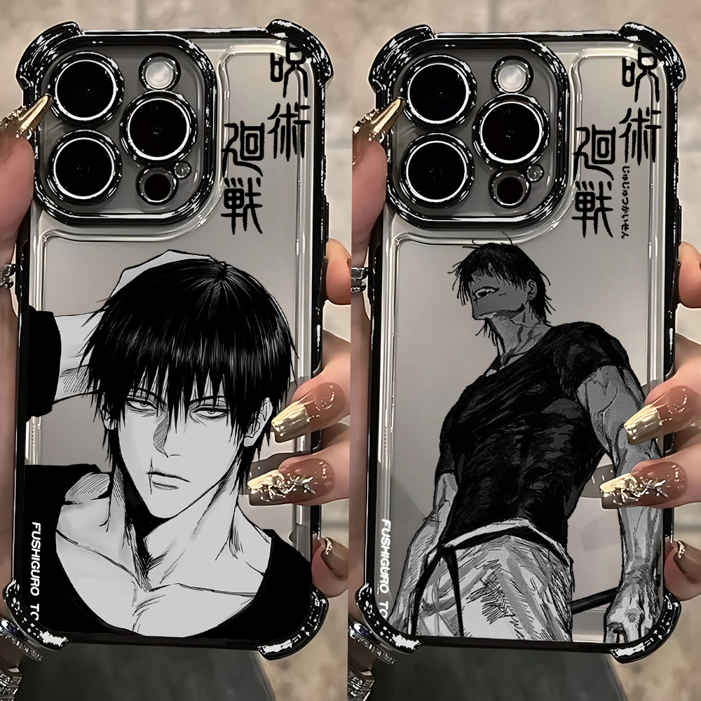 Anime Cool Jujutsu Kaisen Plating Anti Fall Phone Case For Infinix Hot 40i 30 30i Play Smart 10 9 Note  50s Spark Go 2025 Plus