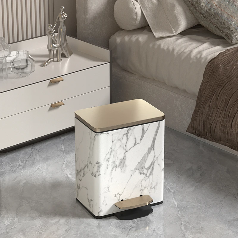 

Trash can household living room light luxury high-end