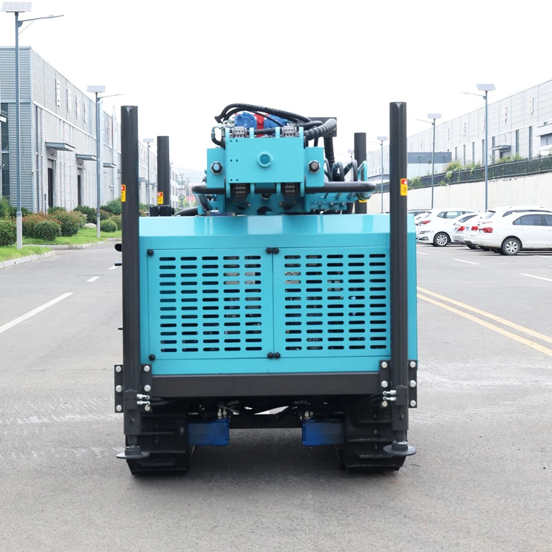 Customized Well Drilling Rig Tracked Hydraulic Diesel Power 300M Easy Operation Drilling Machine