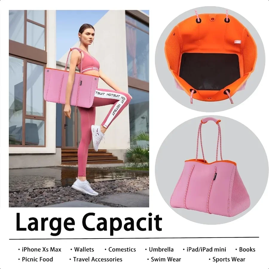 QOGiR Multipurpose Gym Beach Bag Light Weight Large Sports