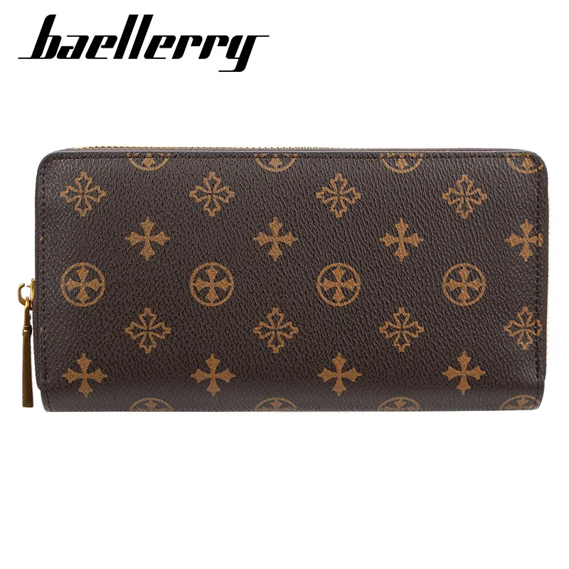 Baellerry  European and American Trend Printing Long Large-capacity Multifunctional Wallet Clutch Wholesale Bag