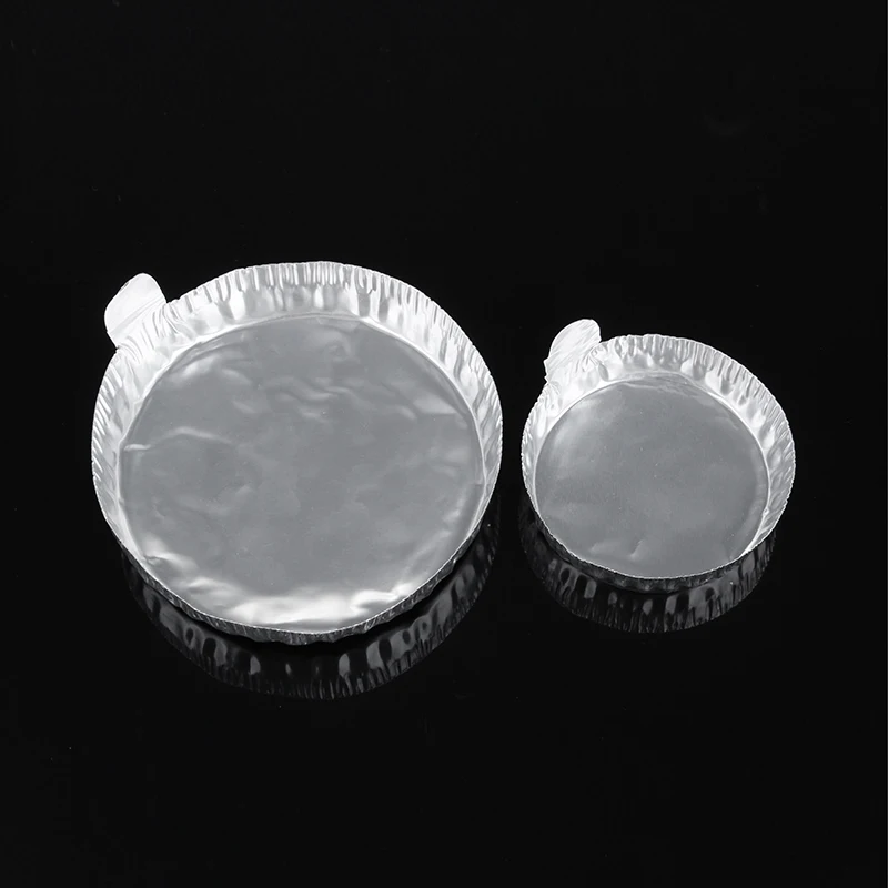 

100pcs/lot ALUMINUM LAB WEIGH BOAT CUP WEIGHING CONTAINER SMALL DISH WITH HANDLE Diameter 78mm