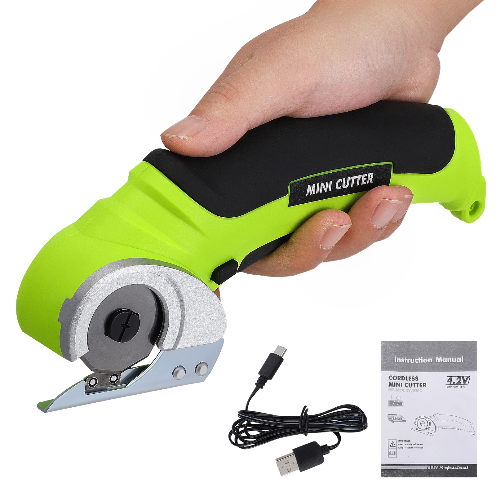 Electric Cloth Cutter Copper Coil Motor Portable Fabric Cutting Machine Handheld Paperboard Sponge Leather Rugs Carpet Trimmer