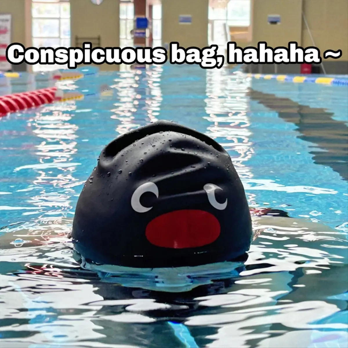 ABXY Swimming Caps Penguin Nonslip Flexible Latex Swim Caps for Surfing Kids Girls Boys Women Men