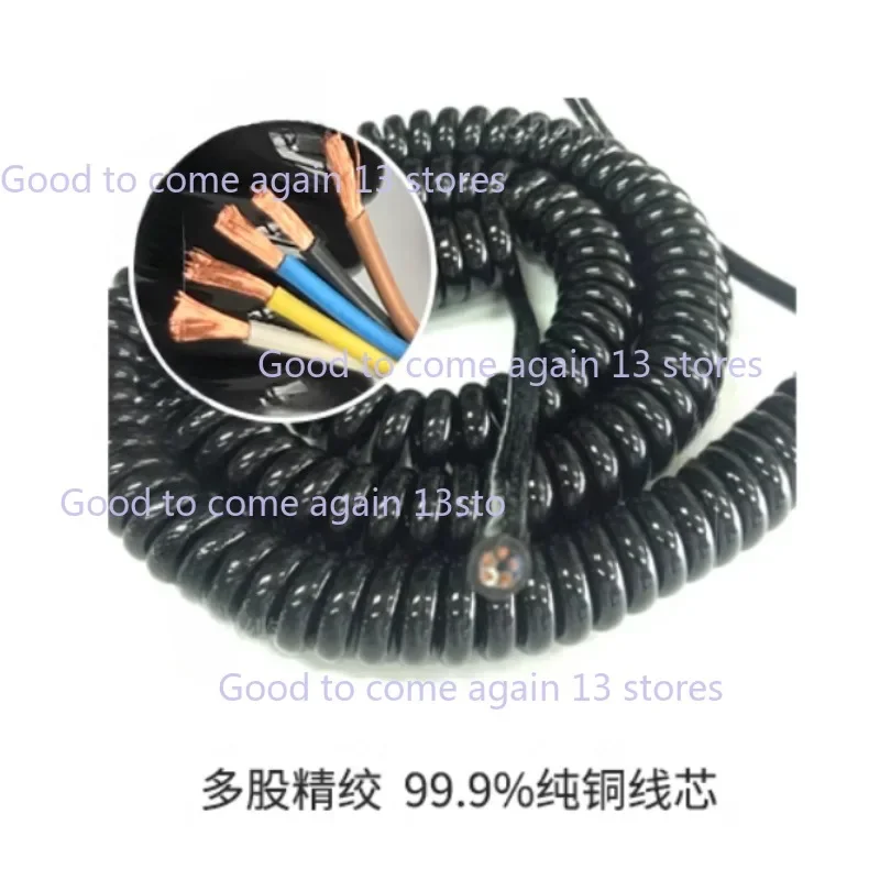 

Wholesale 6/7 Cores Spring Spiral Cable Coiled Cable for CNC Handheld Encoder Manual Pulse Generator MPG